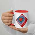 Heart Mug With Color Inside