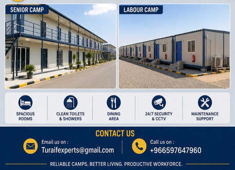Turaif, Apartments, Flats, Houses & Villas, 2 BR,  SENIOR CAMP & LABOUR CAMPS AVAILABLE FOR RENT &ndash; TURAIF
