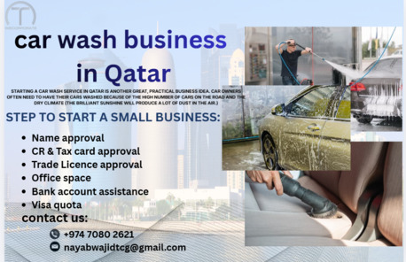 Al Mansoura, Business, 🚗 Start Your Car Wash Business In Qatar – Complete Setup Assistance