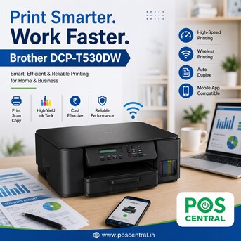 Noida, Computers, INR 15199,  Enjoy Hassle-Free Printing With Brother DCP-T530DW