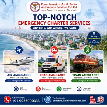 Mumbai, Health, The Catastrophic Impact Of Emergency Is Evaded At Panchmukhi Air Ambulance In Thiruvananth