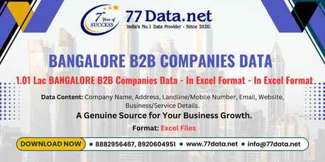 Bangalore, Business, Verified 1 Lac+ Bangalore Companies List With Free Sample Data