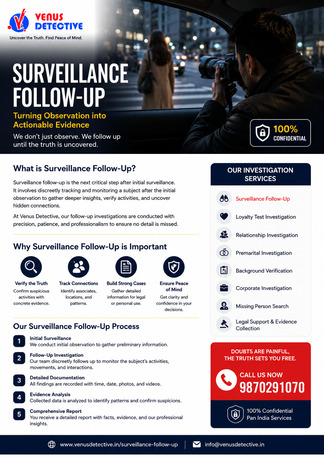 Mumbai, Security, The Importance Of Surveillance Follow-Up In Modern Investigations The Importance Of Survei