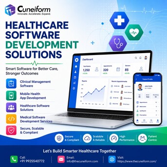 Ahmedabad, Software Development, Healthcare Software Development Solutions Medical & Clinical Businesses