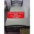 BHD 20,  🌍🌐Single  Bed With Mattress In Good Condition For Sale With Delivery