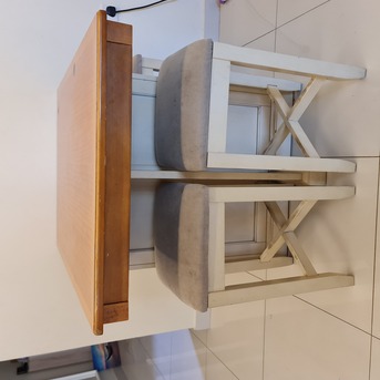 Hidd, Furniture, BHD 40,  Solid Wood Dinning Table With 4 Stool