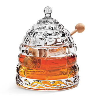 New York, Collectibles, USD 13,  Crystal Beehive Honey Jar &ndash; Wedding, Shower & Baptism Favor