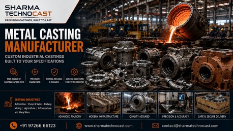 Ahmedabad, Business, Metal Casting Manufacturer For Custom Engineering Parts
