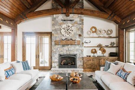 New York, Business, Fire Place Mantel Wood Designs For Timeless Home Elegance | Log Home Shoppe US