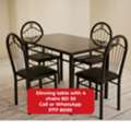 BHD 30,  🌍🌐Dinning Table With 4 Chairs In Good Condition For Sale With Delivery
