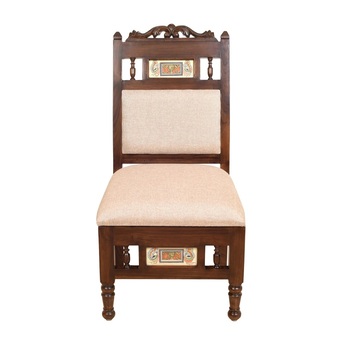 Mumbai, Furniture, INR 22269,  Buy Premium Teak Wood Chair With Cushion For Home & Office