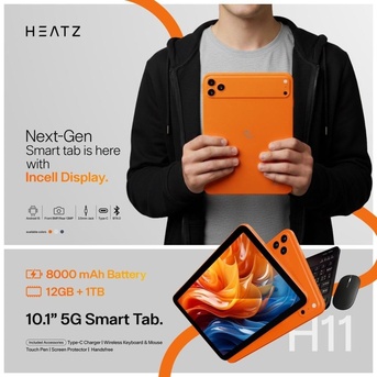 East Riffa, Computers, BHD 35,  New 5G Smart Android Tablet 10" Screen Dual Sim 12GB RAM 1TB Storage With Keyboard + Mouse