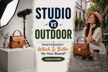 Jaipur, Photography, Studio Vs Outdoor Photoshoot: Which Is Better For Your Brand? (2026 Guide)