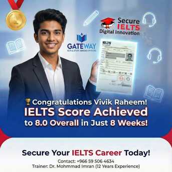 Jeddah, Lessons Offered, IELTS | PTE | TOEFL Coaching In Jeddah | Band 7+ Preparation