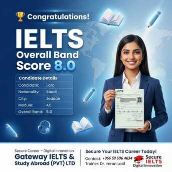 Jeddah, Lessons Offered, IELTS | PTE | TOEFL Coaching In Jeddah | Band 7+ Preparation