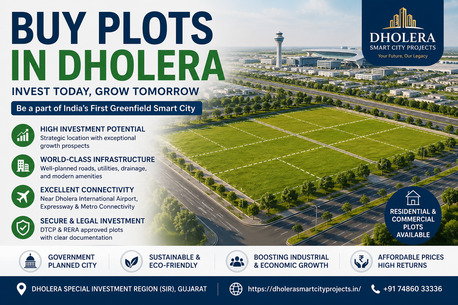 Mumbai, Real Estate For Sale, Buy Plots In Dholera &ndash; Invest In Dholera Smart City For High Growth Returns