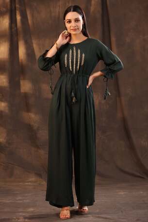 Jaipur, Clothing & Accessories, INR 899,  Buy Best Embroidery Jumpsuit For Women Online In India