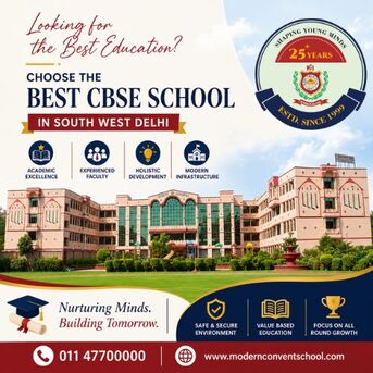 New Delhi, Education, Best CBSE School In South West Delhi - Modern Convent School