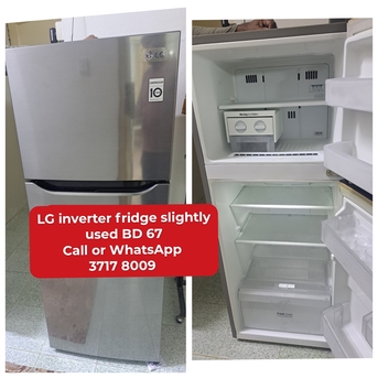 Manama, Appliances, BHD 67,  🌍🌐LG Invter Fridge In Good Condition For Sale With Delivery And Fixing