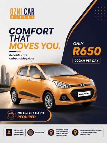 Durban, Automotive, Car Hire Umhlanga | Affordable & Reliable Vehicle Rental | OZNI