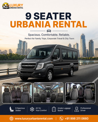 Jaipur, Travel, 9 Seater Urbania Rental