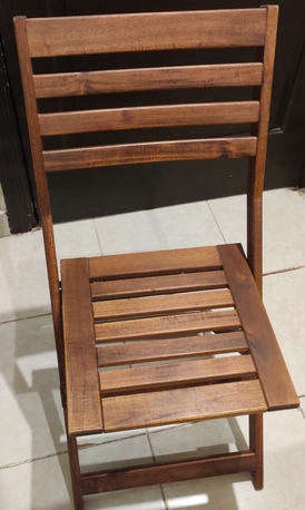 Jeddah, Household Items, IKEA Table , IKEA Wood Chair , Outdoor Chairs