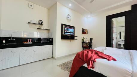 Gurugram, Apartments, Flats, Houses & Villas, INR 2500/day,  Furnished,  Studio,  250 Sq. Meter,  Classic Studio With Balcony Dlf Cyber City
