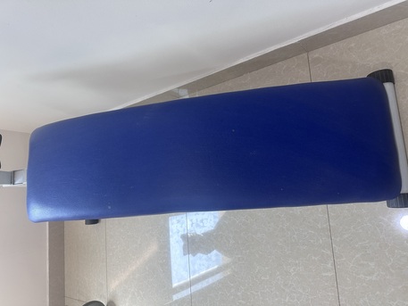 West Riffa, Sporting Goods, BHD 40,  Gym Bench And Straight Steel Bar With 20 Kilograms Of Weight