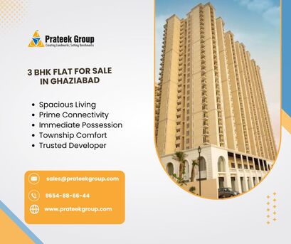 Ghaziabad, Real Estate, 3 BHK Flat For Sale In Ghaziabad