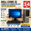 BHD 34,  DELL Core I5 Complete Computer Set With 19'inch Monitor &ndash; Only 34.0 BD