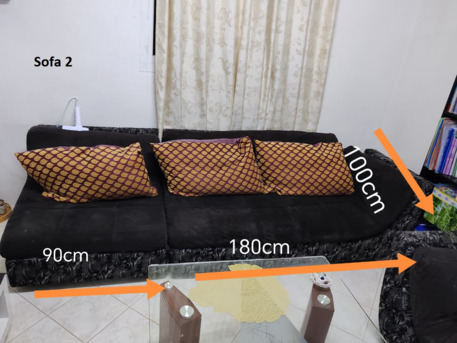 Al Malaz, Furniture, SAR 800,  MODERN SOFA SET (7 SEATER) FOR SALE