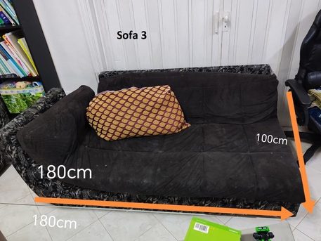 Al Malaz, Furniture, SAR 800,  MODERN SOFA SET (7 SEATER) FOR SALE