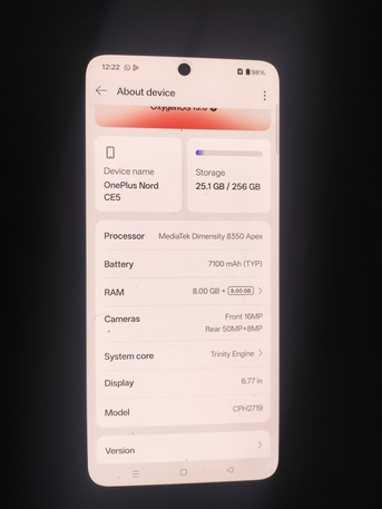 Riyadh, Mobile Phones, SAR 920,  ONEPLUS NORD CE5 5G 16GB (8+8) 256GB