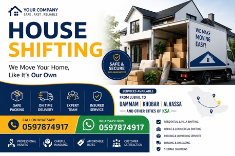 Jubail, Labor/Moving, House Shifting