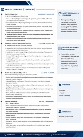 Jeddah, Job Seekers, Electrical And Mechanical Supervisor