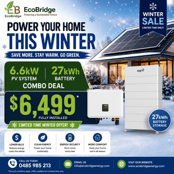 Melbourne, Appliances, AUD 6499,  Power Your Home This Winter With Solar + Battery!