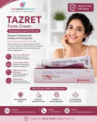 New York, Health & Beauty Items, USD 17,  Tazret Forte Cream | Tazarotene Cream | Onlinegenericmedicine