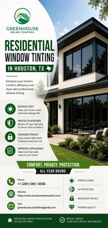 Houston, Business, Residential Window Tinting In Houston, TX &ndash; Stay Cool Year-Round