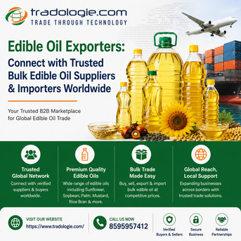 Lucknow, Food, INR 2,  Edible Oil Exporters: Connect With Trusted Bulk Edible Oil Suppliers & Importers Worldwide