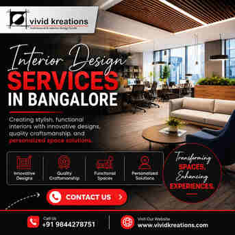 Bangalore, Construction, Interior Design Services In Bangalore