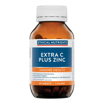 Sydney, Health & Beauty Items, AUD 34,  Buy Ethical Nutrients Extra C Plus Zinc 60 Tablets Australia