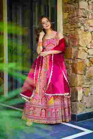 Jaipur, Clothing & Accessories, INR 12000,  Buy Idaho Royal Radiance Pink Anarkali Maxi Online