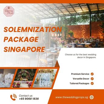 Singapore, Event Planning, Complete Solemnization Decoration Services For Your Ceremony