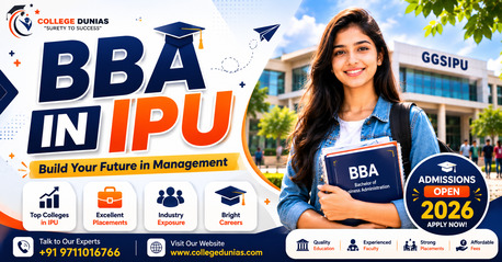 Noida, Education, BBA In IPU 2026 | Top Colleges, Placements & Admission | CollegeDunias