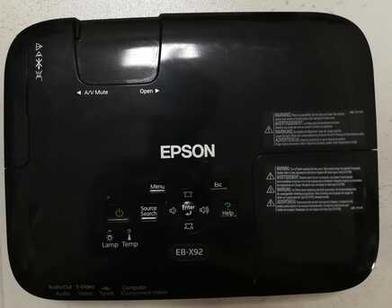 Manama, Computers, BHD 10,  Like New Epson Projector EB-X92 Black Colour With Orig Lamp