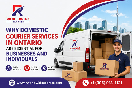 Toronto, Pick Up & Drop Off, Why Domestic Courier Services In Ontario Are Essential For Fast, Reliable Deliveries