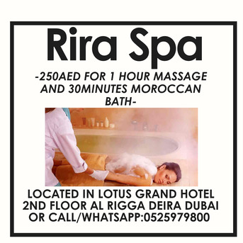 Al Rigga, Health, Rira Spa Offer 6/26/2026