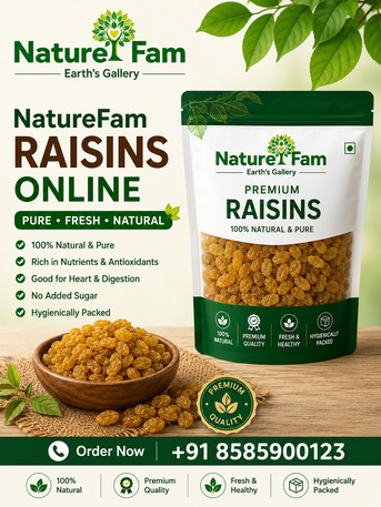 Faridabad, Food & Drink, Buy Premium Raisins Online At Best Price | Naturefam