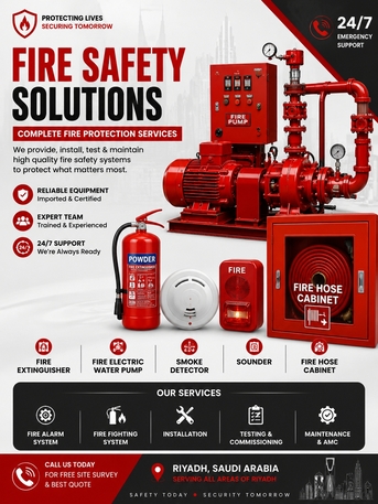 Riyadh, Technical, Fire Protection Service