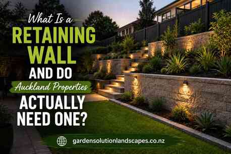 Auckland, Farm/Garden, What Is A Retaining Wall And Do Auckland Properties Actually Need One?